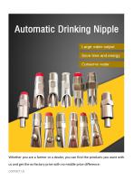 Pig Nipple Drinker-1