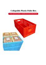 Plastic Foldable Egg Transport Crate for 240 Eggs-1