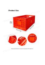 Plastic Foldable Egg Transport Crate for 240 Eggs-2