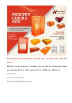 Plastic Live Poultry Transport Cage-1