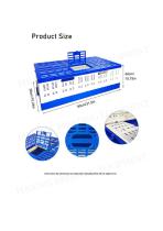 Portable Pigeon Transport Crate Foldable Racing Pigeon Cage Training Box for Pigeon-2