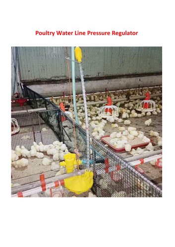 Poultry Drinking Line Water Pressure Regulator