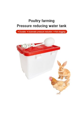 Poultry farming Pressure Reducing Water Tank