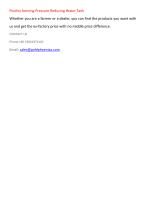 Poultry farming Pressure Reducing Water Tank-4