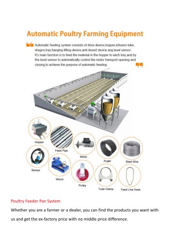 Poultry Feeder Pan System