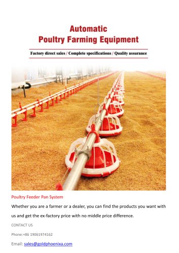 Poultry Feeder Pan System