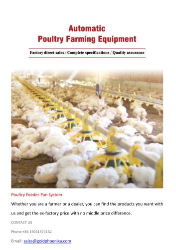 Poultry Feeder Pan System