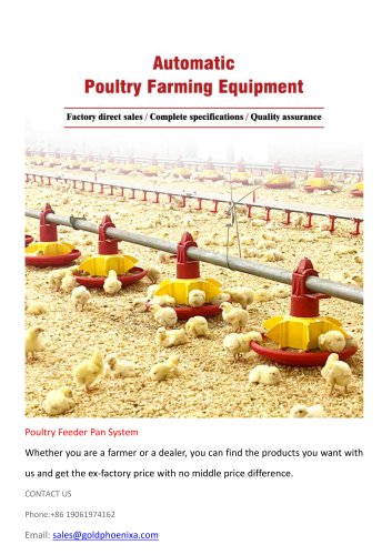 Poultry Feeder Pan System