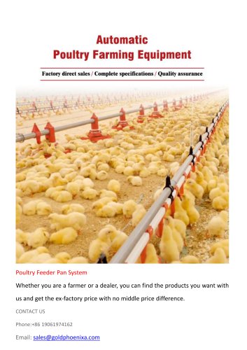 Poultry Feeder Pan System