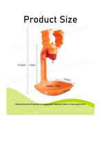 Poultry Nipple Drinker with Drip Cup -2