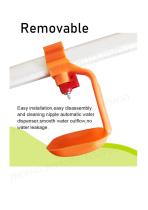 Poultry Nipple Drinker with Drip Cup -3