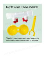 Poultry Nipple Drinker with Drip Cup-3