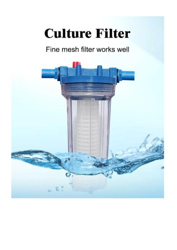 Poultry Waterline Backwash Filter