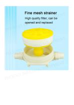 Poultry Waterline Backwash Filter (Automatic Chicken House Water Purification Accessory)-8