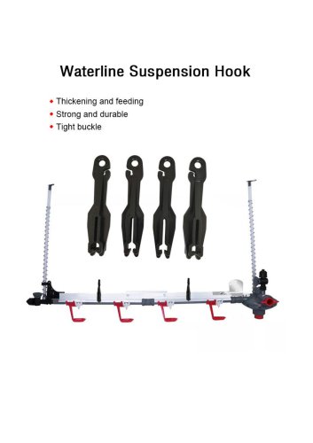 Poultry Waterline Suspension Hook (Automatic Chicken House Water System Support Accessory)