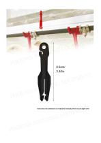 Poultry Waterline Suspension Hook (Automatic Chicken House Water System Support Accessory)-2