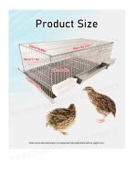 Quail Cage For 20 PCS Quails-2