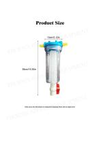Recoil Filter for Poutlry Nipple Drinking Line-2