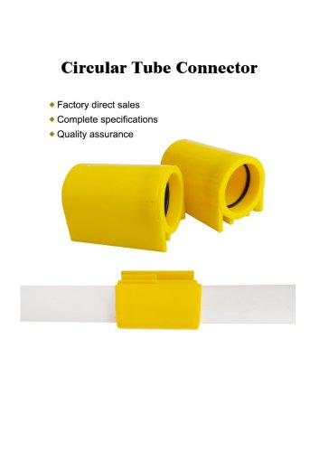 Round Pipe Connector for Poultry House Automatic Waterline System