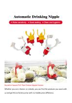 Round or Square PVC Pipe Chicken Nipple Drinker-1