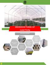 Single tunnel greenhouse construction, 4,65 m of width-2