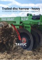 TAVUC trailed/pulled heavy dity disc harrow - 1