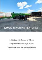 TAVUC trailed/pulled heavy dity disc harrow - 5