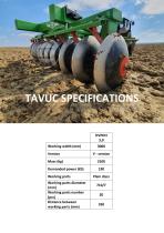 TAVUC trailed/pulled heavy dity disc harrow - 7