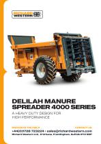 DELILAH MANURE SPREADER 4000 SERIES