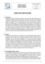 GRIEVANCE MECHANISM-1