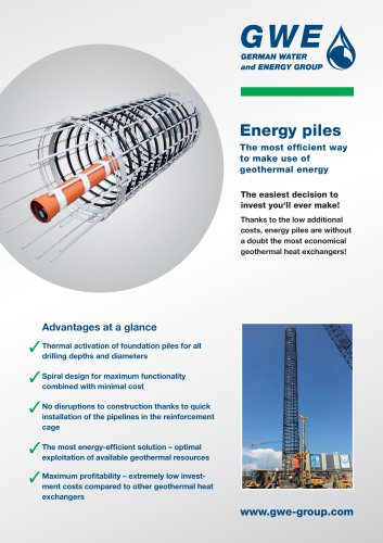 Energy piles