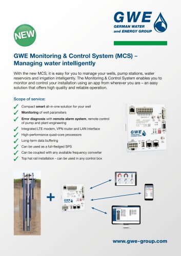GWE Monitoring & Control System (MCS)