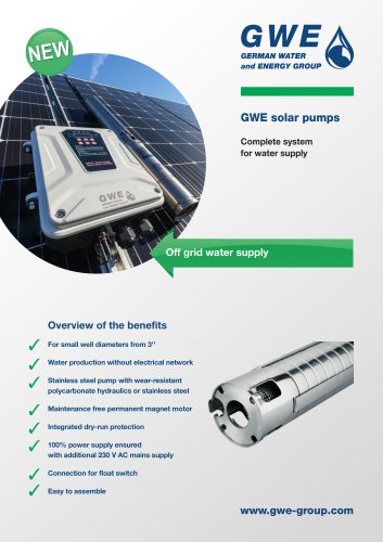 GWE solar pumps