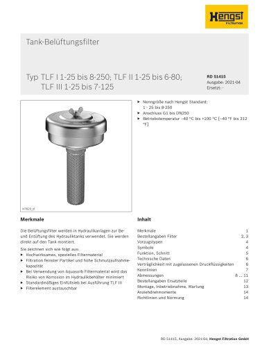 Tank-Belüftungsfilter