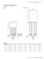 Vent and bleed filter, water-absorbing - 9