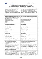 CERTIFICATE OF INSURANCE -1