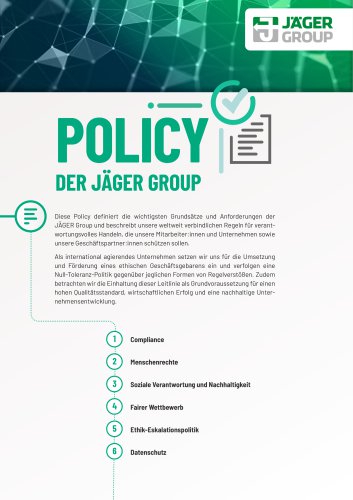 POLICY der J&Auml;GER
