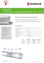 MAINPEX Multilayer composite pipe