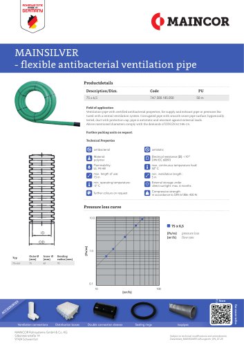 MAINSILVER Ventilation pipe