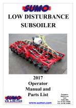 LOW DISTURBANCE SUBSOILER - 1