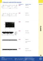 FORAGE HARVESTER KNIVES - 2