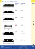 FORAGE HARVESTER KNIVES - 3