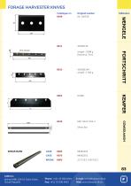 FORAGE HARVESTER KNIVES - 9