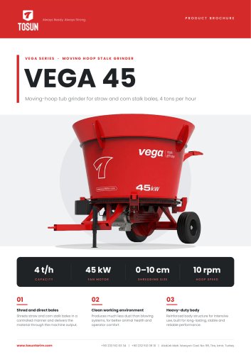 VEGA 45 TUB GRINDER