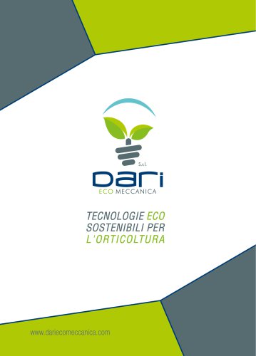 Catalogo macchine orticoltura Dari Ecomeccanica