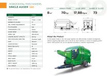Horizontal Feed Mixer Machine S80
