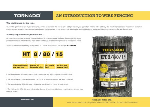 AN INTRODUCTION TO WIRE FENCIN