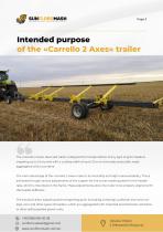 «CARRELLO 2 AXES» MULTIPURPOSE DUAL-AXLE HEADER TRAILER. Commercial Offer - 3