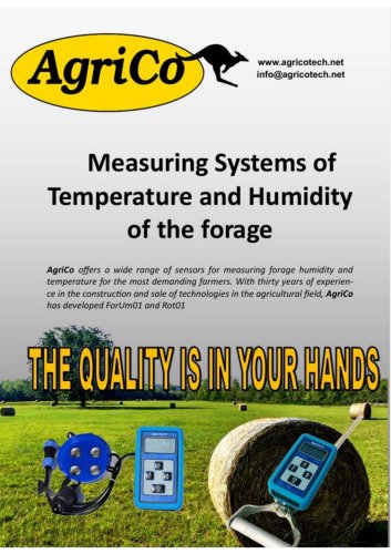 Measuring Systems of Temperature and Humidity