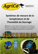 Systèmes de mesure de la température et de l'humidité du fourrage